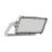 Ledvance LED Floodlight Max Radial 10 Aluminium Grey 600W 86000lm 180d - 830 Warm White | IP66 - Symmetrical