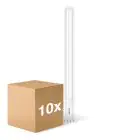 Multipack 10x Philips CorePro PL-L LED Bulb Mains 24W - 840 Cool White | 4-Pin - Replaces 55W